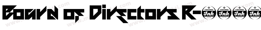 Board of Directors R字体转换